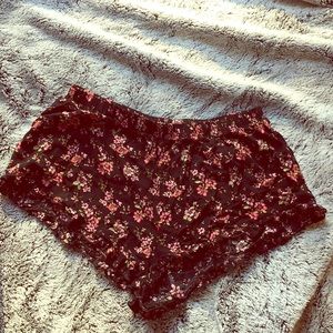 Cute floral comfy shorts